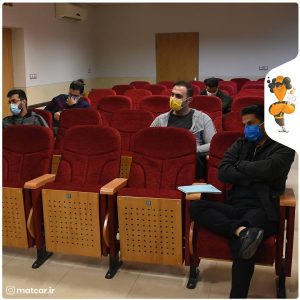 کلاس تئوری در دانشگاه شیراز