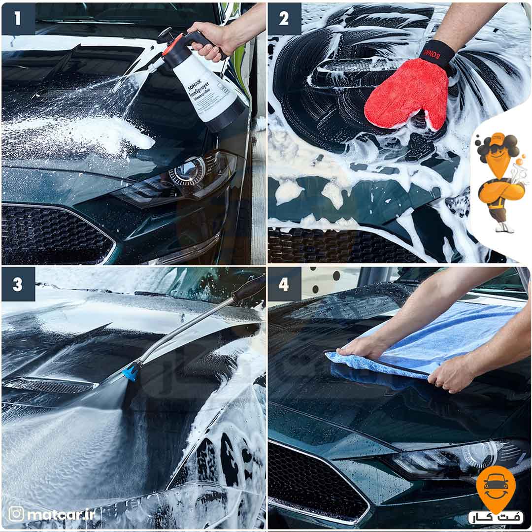 دستکش شستشوی میکروفایبر سوناکس SONAX Microfiber Wash Glove