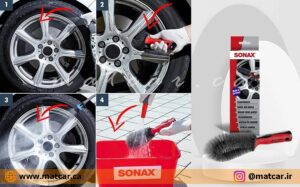 برس رینگ شوی سوناکس Sonax Wheel Rim Brush