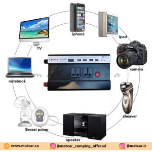 اینورتر هوشمند خودرو 2500 وات CRONY