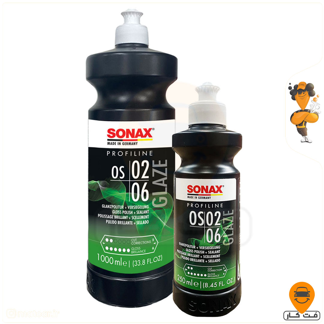 پولیش تک مرحله ای 1 لیتری سوناکس SONAX