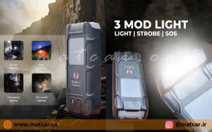 جامپ استارتر توبیز مدل Toby’s X18 Jump Starter with Compressor
