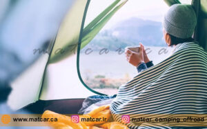 کمپینگ در هوای سرد و بارانی