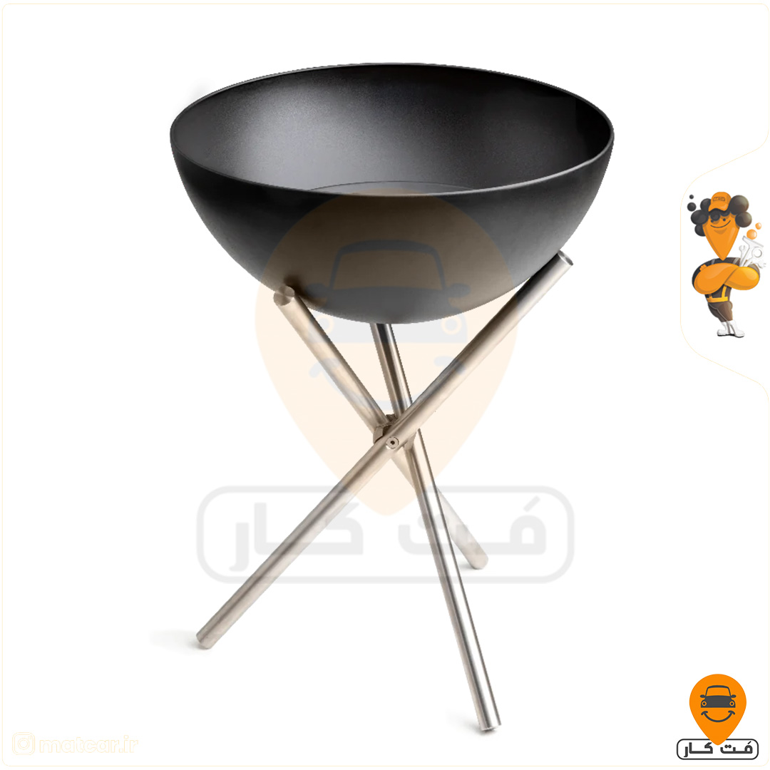 آتشدان کمپینگ ساج ووک SAJWOK با 2 مدل پایه فایرپیت و جام آتش