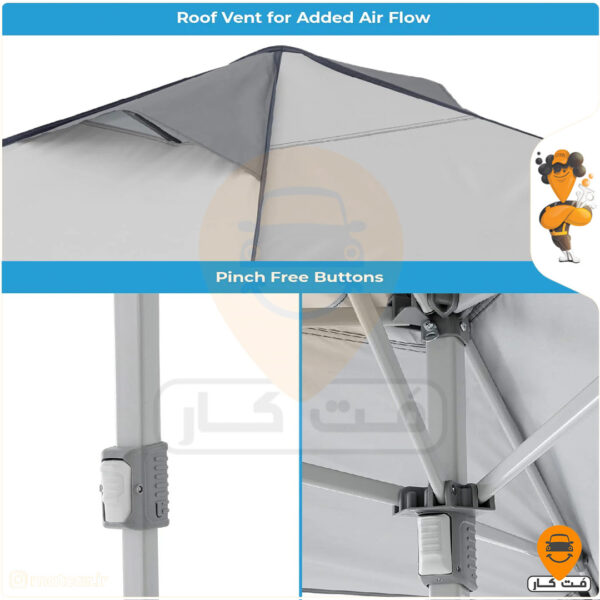 سایه‌ بان کمپینگ اتوماتیک CORE مدل INSTANT CANOPY 13FT X 13FT - تصویر 4