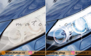 مایع شفاف سازی چراغ خودرو رادکس Radex Headlight Restoration Liquid