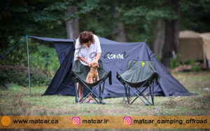 صندلی مسافرتی تاشو کیوب COYOTE