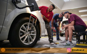 رفع فرورفتگی بدنه ماشین بدون رنگ