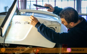 رفع فرورفتگی بدنه ماشین بدون رنگ
