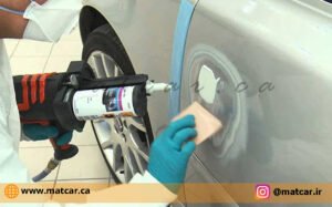 لیسه گیری رنگ خودرو